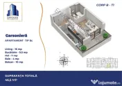 Garsoniera spectaculoasa Iuliu Maniu constructie noua 