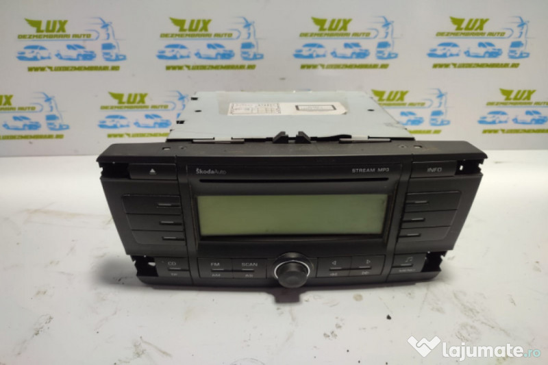 Radio cd mp3 player 1Z0035161C VP6SBF-18C815-BA Skoda Octavi