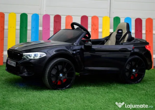Masinuta electrica pentru copii Bmw M5 2x 45W, baterie detasabila 12V