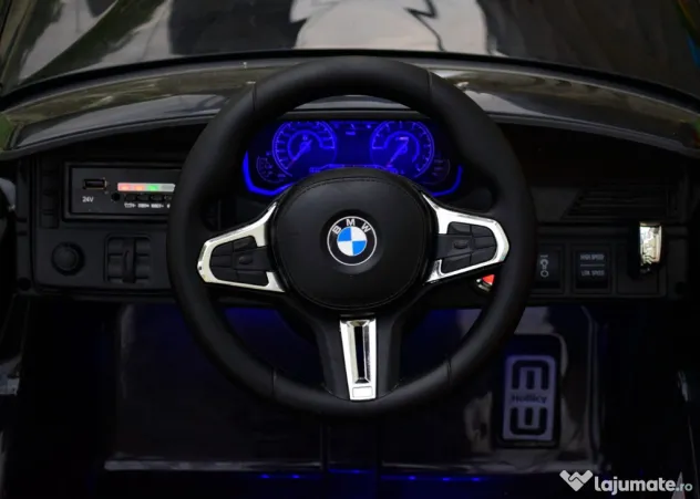 Masinuta electrica pentru copii Bmw M5 2x 45W, baterie detasabila 12V