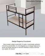 Paturi Metalice Suprapuse in stoc - Livrare imediata!