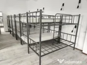 Paturi Metalice etajate in stoc ideale pentru muncitori! 