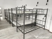 Paturi Metalice etajate in stoc ideale pentru muncitori!