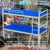 OFERTĂ PROMO– Pat Metalic Etajat Model BEL 1 – Direct de la Producător