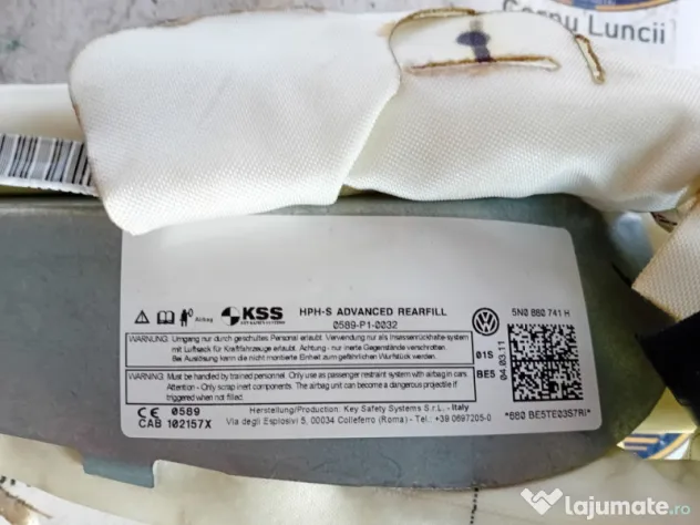 Airbag cortina stanga Volkswagen Tiguan 2008