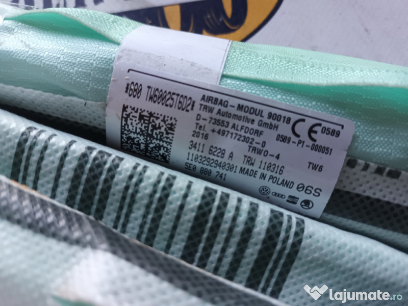 Airbag cortina stanga Skoda Octavia 3 2014