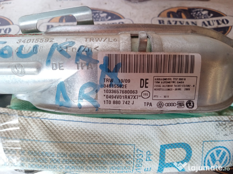 Airbag cortina dreapta Volkswagen Tiguan 2009