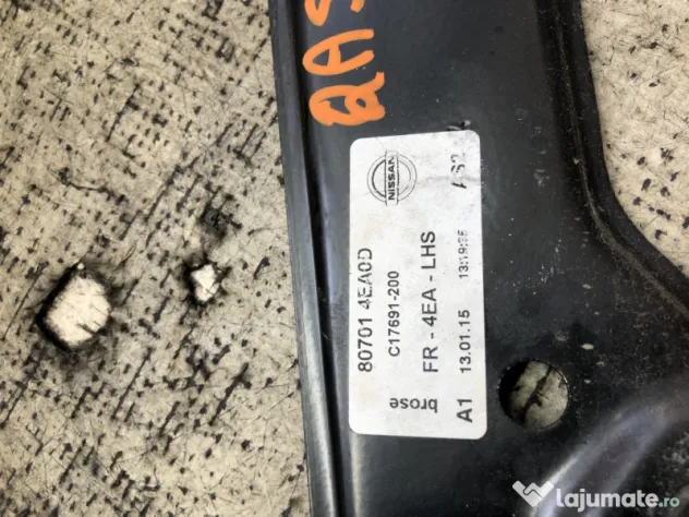 Macara geam stanga fata Nissan Qashqai 2015