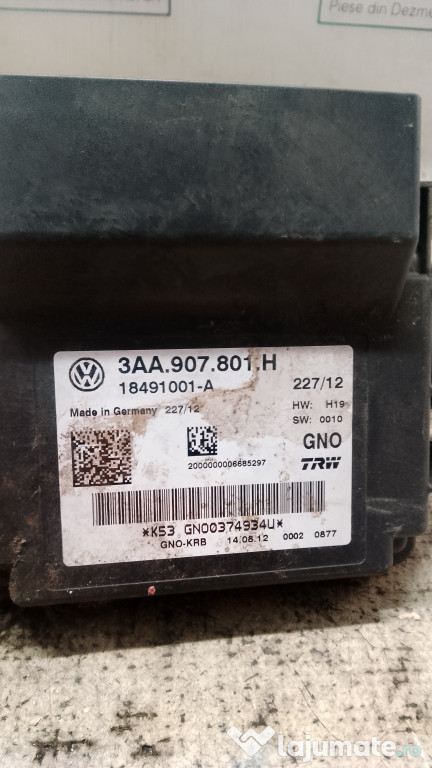 Modul frana de mana Volkswagen Passat B7 2012