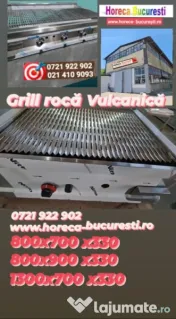 Gratar cu roca vulcanica /gratar profesional pe gaz si electric