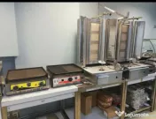 Gratar cu roca vulcanica /gratar profesional pe gaz si electric