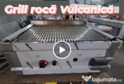 Gratar cu roca vulcanica /gratar profesional pe gaz si electric
