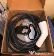 Cablu alimentare mașina electrica cu mufă Type 2 | 8m | 7kw - 32A 