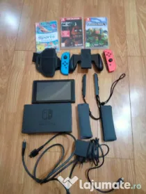 Consola Nintendo Switch plus doua jocuri