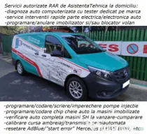 Service mobil anulare resetare imobilizator diagnoza auto la domiciliu