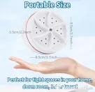 Mini mașină de spălat cu USB pentru chiuvetă sau găleată