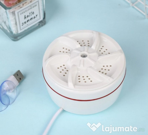 Mini mașină de spălat cu USB pentru chiuvetă sau găleată