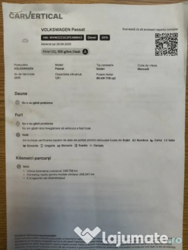 Volkswagen Passat B8 1.6 TDI Bluemotion
