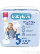 Scutece babylove premium, numărul 5, 36 buc. 10 - 16 kg