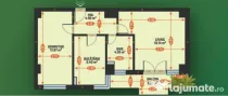 Apartament 2 camere decomandat, boxa si loc de parcare, finalizat