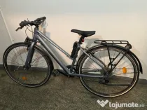 Bicicletă de oraș Elops LD 500 cadru jos gri