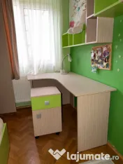 Set Mobilier Dormitor / Cameră Tineret (Pat, Dulap, Birou) - Baia Mare 