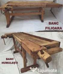 Bancuri/tejghele/mehei vechi de tamplarie din lemn