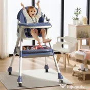 Scaun de masa si joaca pentru copii Kinderplay blue 