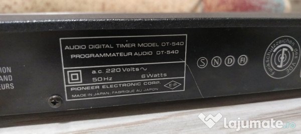 Audio digital timer Pioneer