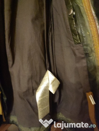 Jacheta/Geaca DIESEL masura L, piele naturala ovina, ORIGINALA