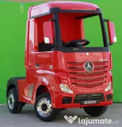 Camion electric pentru copii Mercedes Actros 4x4 24V 7Ah RED 