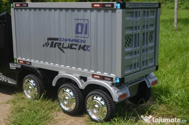 Camion electric pentru copii cu Remorca TIP container BJ2011