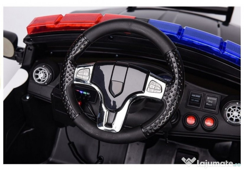 Masinuta electrica de politie, Kinderauto JC666 2x35W 12V