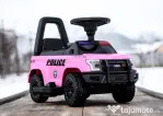 Masinuta 2 in 1 cu pedala elecrica Police QLS-993 30W #Pink
