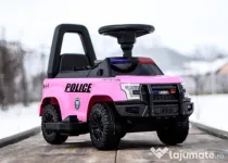 Masinuta 2 in 1 cu pedala elecrica Police QLS-993 30W #Pink