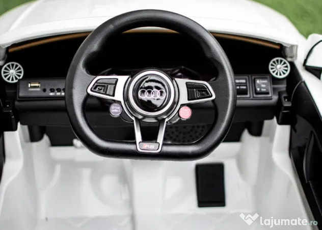 Masinuta electrica pentru copii, Audi TTRS 2x 35W 12V White