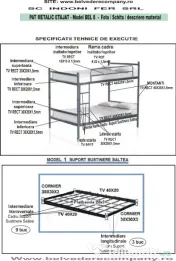 STOC - PATURI Metalice etajate-model BEL8-STANDARD 