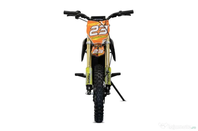 Motocicleta electrica Eco Tiger 1500W 14/12 48V 14Ah Lithiu portocaliu