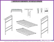 PATURI Metalice etajate-model BEL 8 - Livrare din STOC 