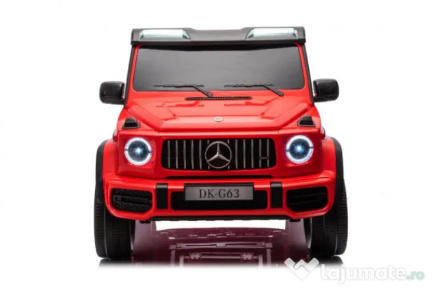 Masinuta electrica Mercedes G63 4x4 putere 800W 24V, 14Ah, Mp3 #RED