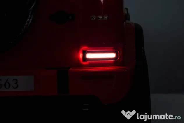 Masinuta electrica Mercedes G63 4x4 putere 800W 24V, 14Ah, Mp3 #RED