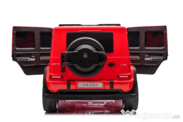 Masinuta electrica Mercedes G63 4x4 putere 800W 24V, 14Ah, Mp3 #RED