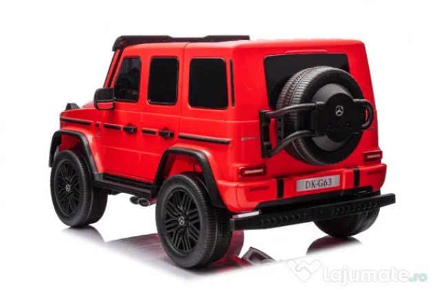 Masinuta electrica Mercedes G63 4x4 putere 800W 24V, 14Ah, Mp3 #RED