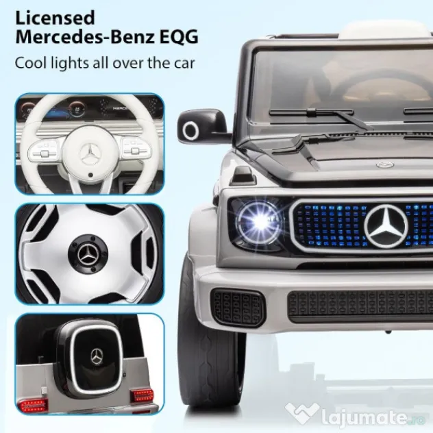 Masinuta electrica pentru copii, Mercedes EQG 4x 35W 12V 9Ah