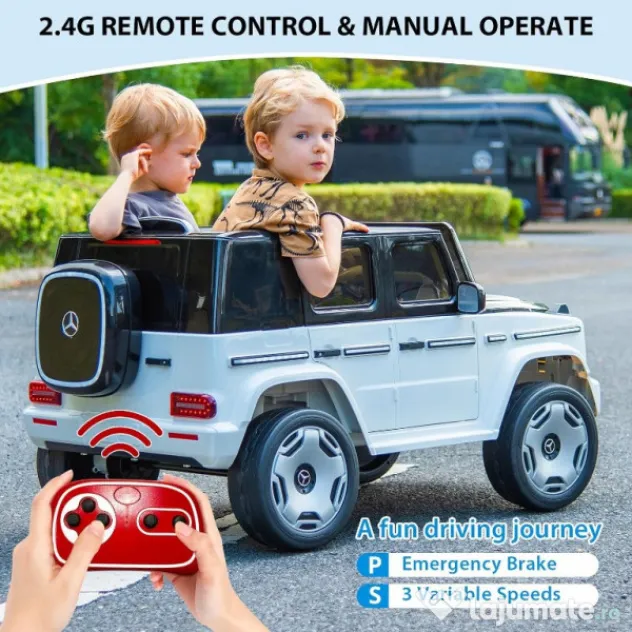 Masinuta electrica pentru copii, Mercedes EQG 4x 35W 12V 9Ah