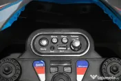 Motocicleta electrica BMW HP4 2x 45W 12V cu roti moi, scaun tapitat 