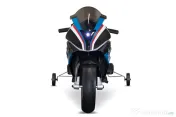 Motocicleta electrica BMW HP4 2x 45W 12V cu roti moi, scaun tapitat 
