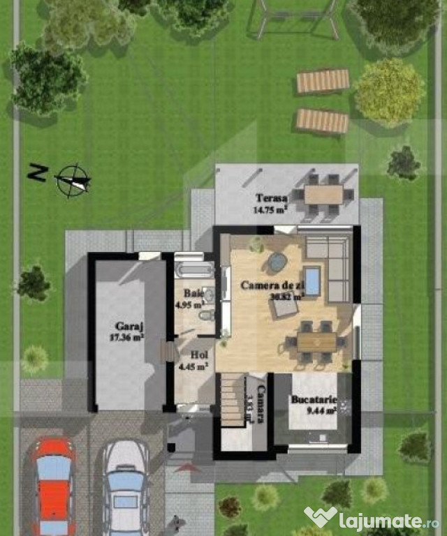 Privelista panoramica! Casa individuala, 139mp utili, teren