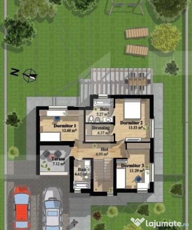 Privelista panoramica! Casa individuala, 139mp utili, teren