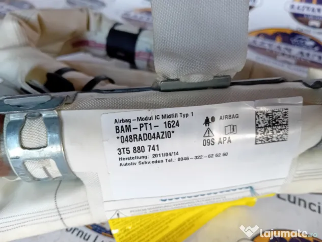 Airbag cortina stanga Skoda Superb 2 2011